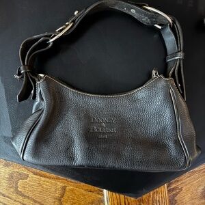 Dooney & Bourke Charcoal Leather Shoulder Bag